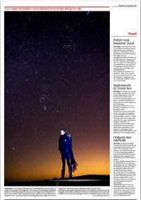 Under the Stars in NoordHollands Dagblad, jan 2017
