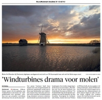 Stuk over drama windturbines voor Texel. NoordHollands Dagblad van 31-3-2016