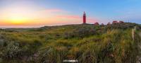 Vuurtoren van Texel tijdens een schitterende zonsondergang / Texel lighthouse during a stunning sunset